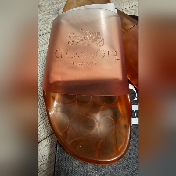 Coach Ulyssa Rubber Slide size 10 - Picture 5 of 6